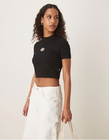 maple valley baby t-shirt in black
