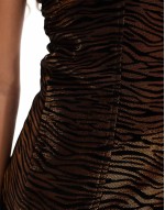 Johanna Lupe  top in tiger velvet burnout