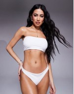 Lightweight mix and match  bikini in white
